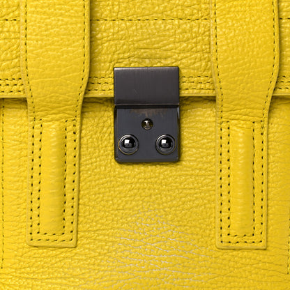 3.1 Phillip Lim Textured Calfskin Mini Pashli Satchel Yellow 7 of 11