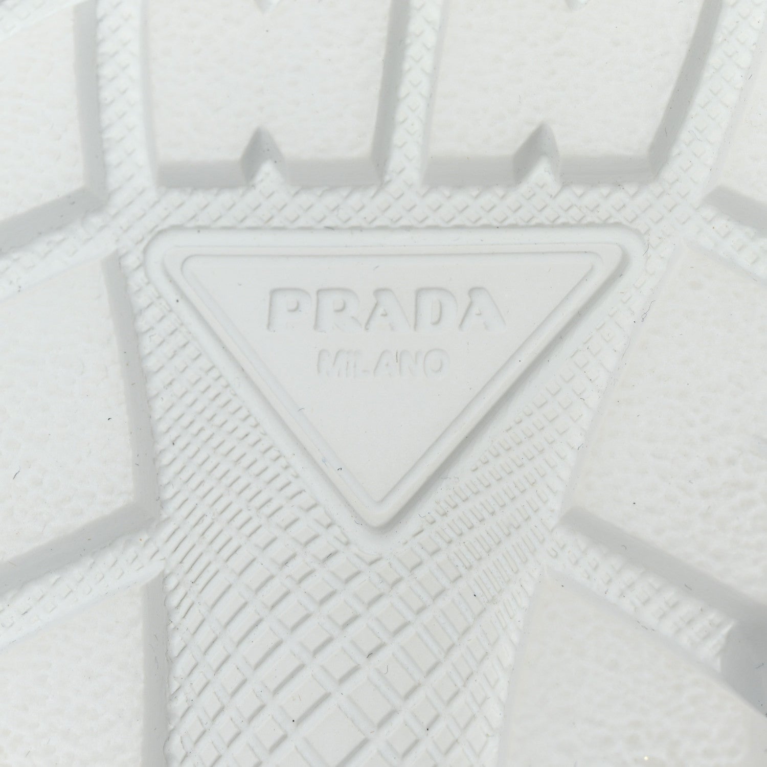 Prada Nappa Soft Metal Triangle Logo Womens Padded 30mm Sneakers 35.5 Celeste 9 of 9