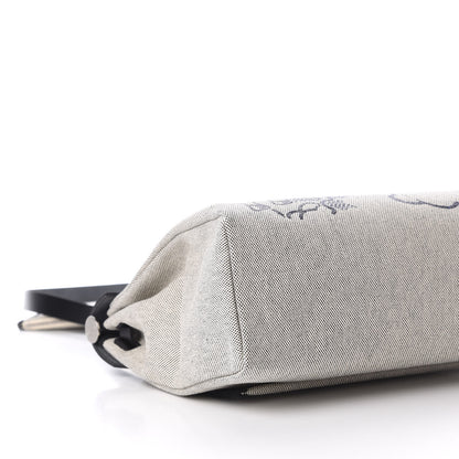 Hermes Vache Hunter Toile Pegase Pop Herbag Zip Retourne 31 PM Bleu Indigo 8 of 13