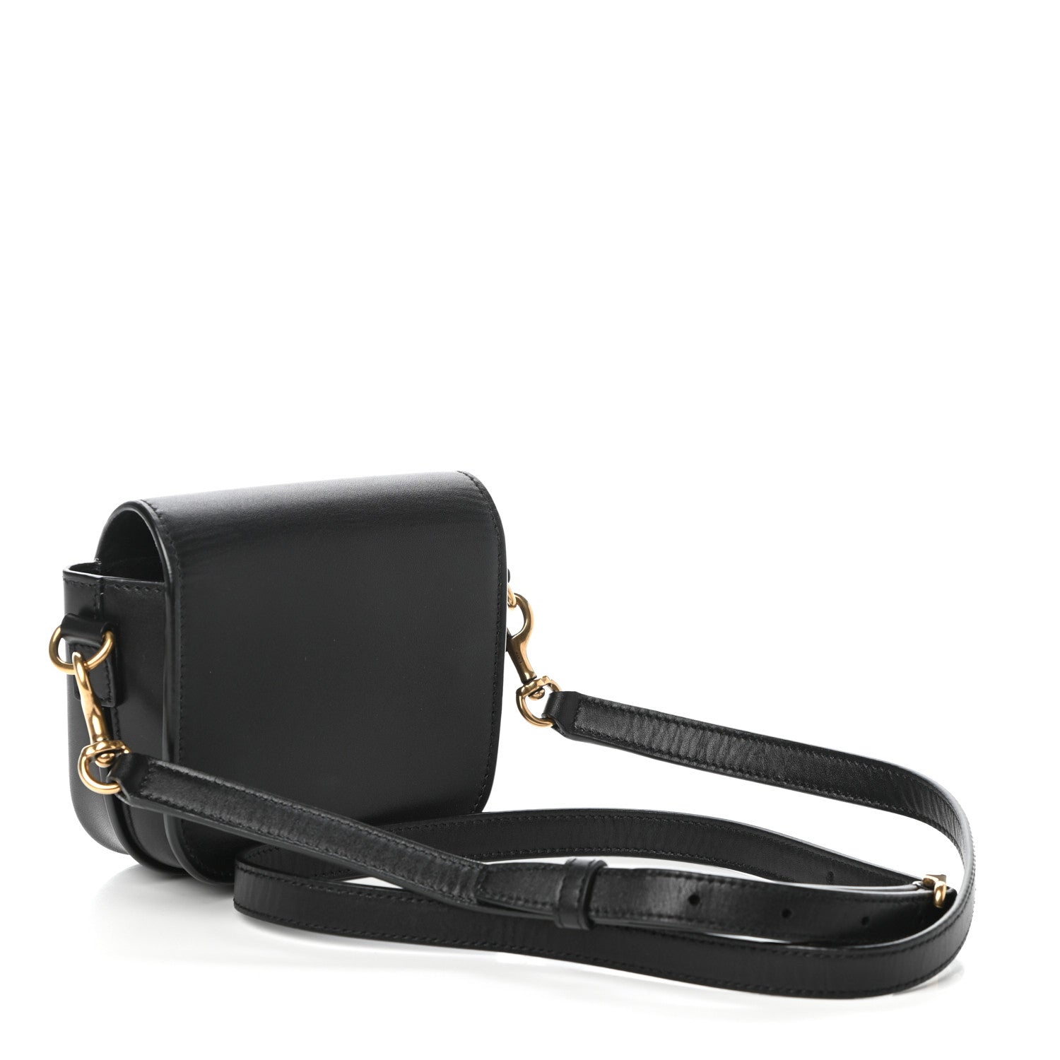 Saint Laurent Calfskin Mini Betty Satchel Black 3 of 8