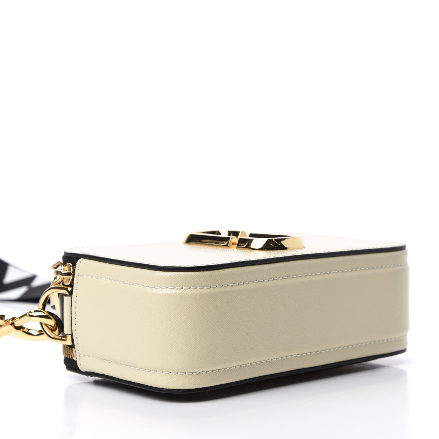 Marc Jacobs Saffiano Small Snapshot Camera Bag Cloud White Multicolor 4 of 9
