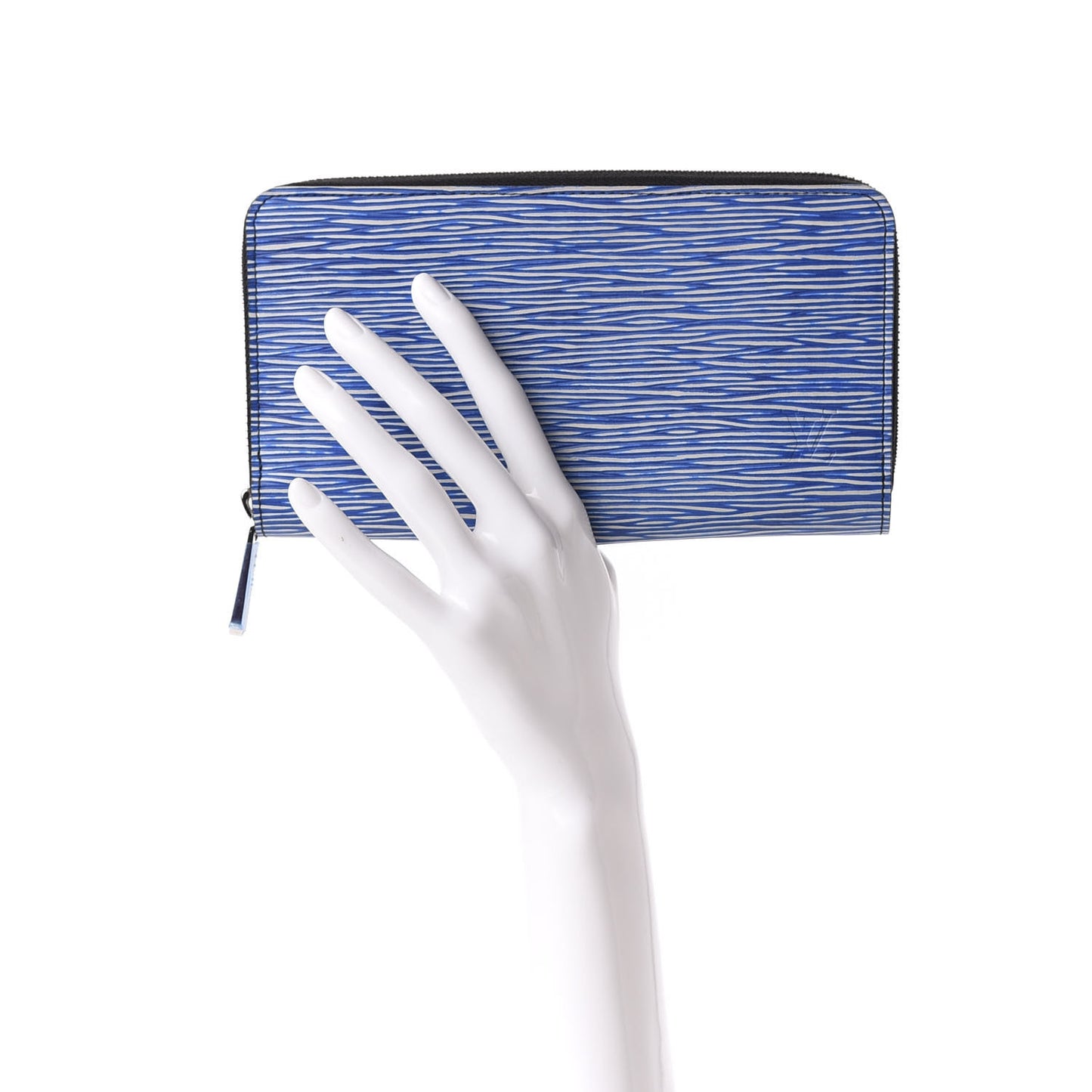 Epi Zippy Wallet Denim Light
