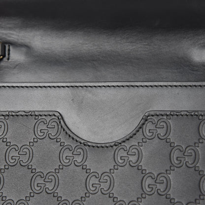Gucci Guccissima Signature Bowy Chain Wallet Black 11 of 15