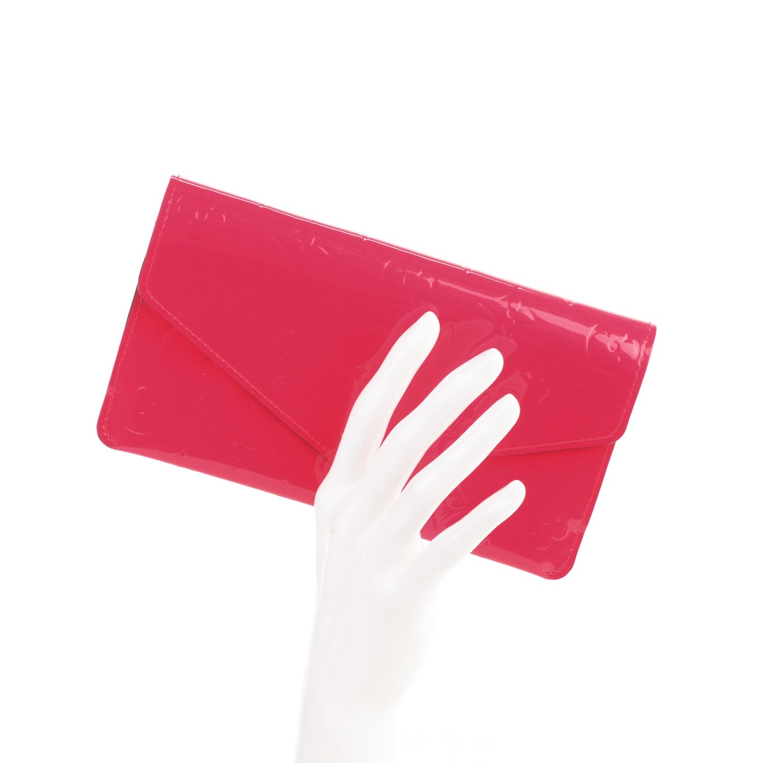 Louis Vuitton Vernis Jeanne Wallet Hot Pink 2 of 7