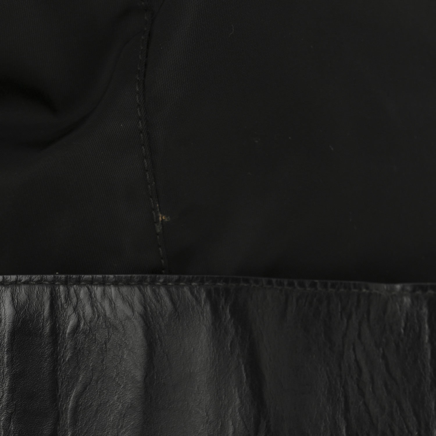 Prada Tessuto Nylon Saffiano Vela Messenger Bag Black 11 of 12