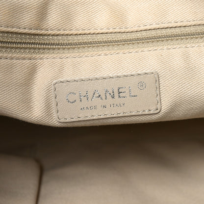 Chanel Caviar Stitched CC Pocket Tote White 6 of 10