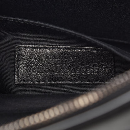 Saint Laurent Calfskin Monogram Belt Bag Black 7 of 10