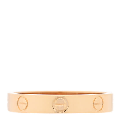 Cartier 18K Yellow Gold 3.5mm LOVE Wedding Band Ring 57 8 3 of 5