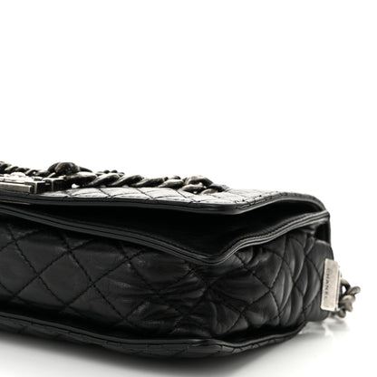 Chanel Calfskin Enchained New Medium Boy Flap Black 10 of 11