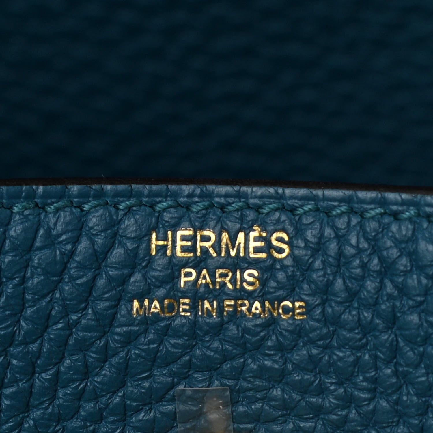 Hermes Taurillon Clemence Lindy 26 Vert Bosphore 6 of 14