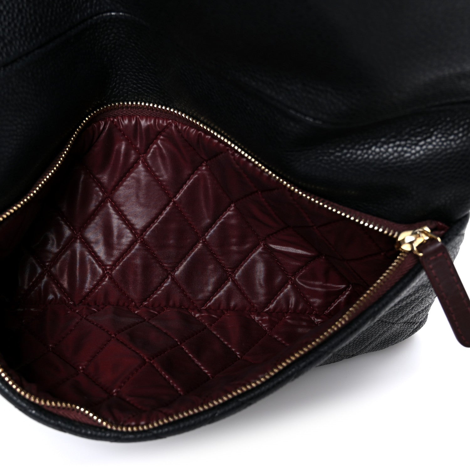 Chanel Caviar Quilted CC Beauty Clutch Black 5 of 10