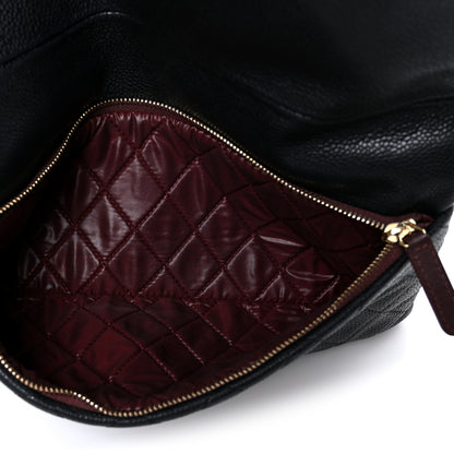 Chanel Caviar Quilted CC Beauty Clutch Black 5 of 10