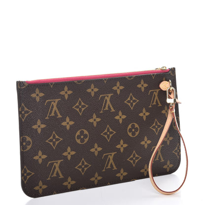 Louis Vuitton Monogram Neverfull MM GM Pochette Pivoine 3 of 8