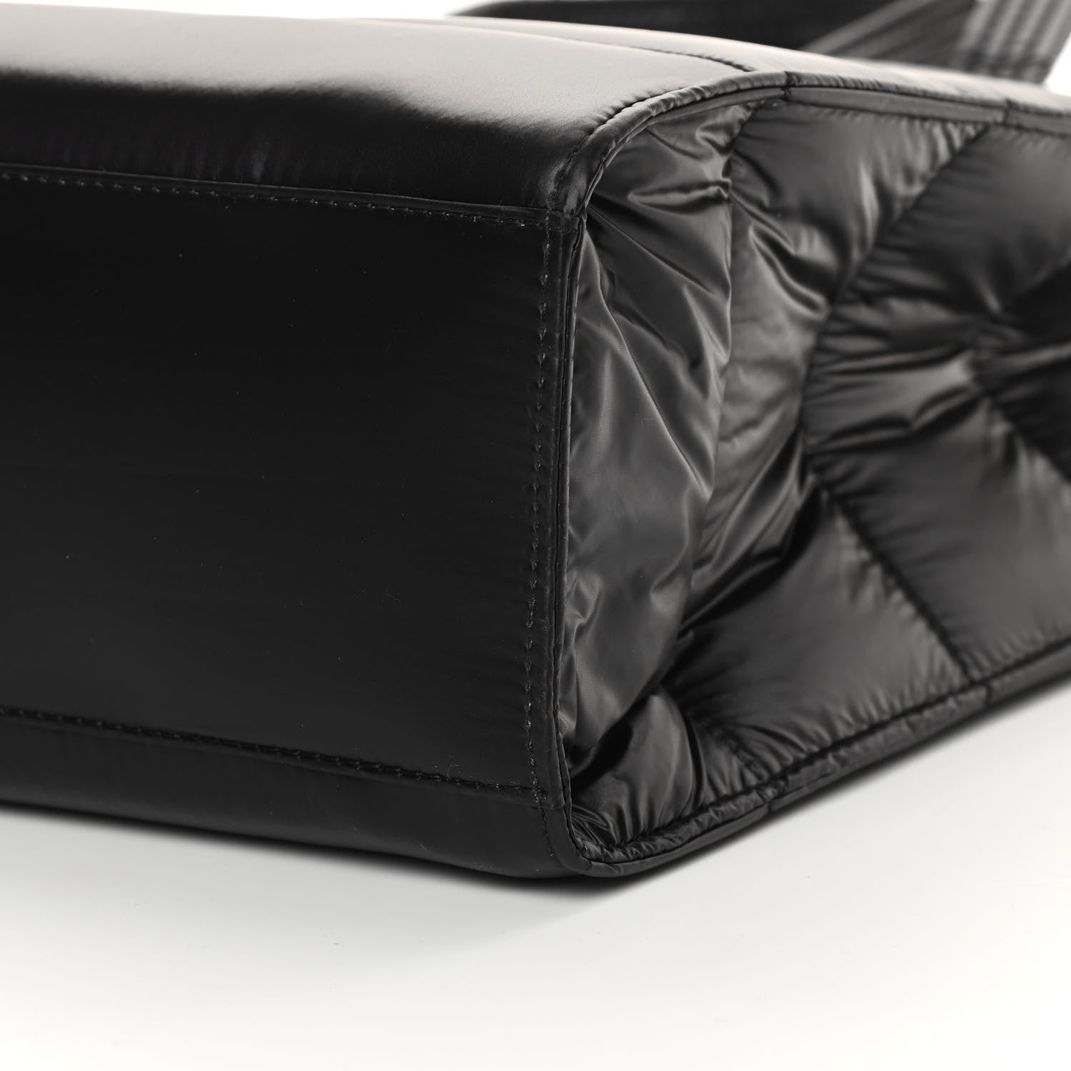 Telfar Nylon Medium Puff Shopping Bag Black 10 of 11
