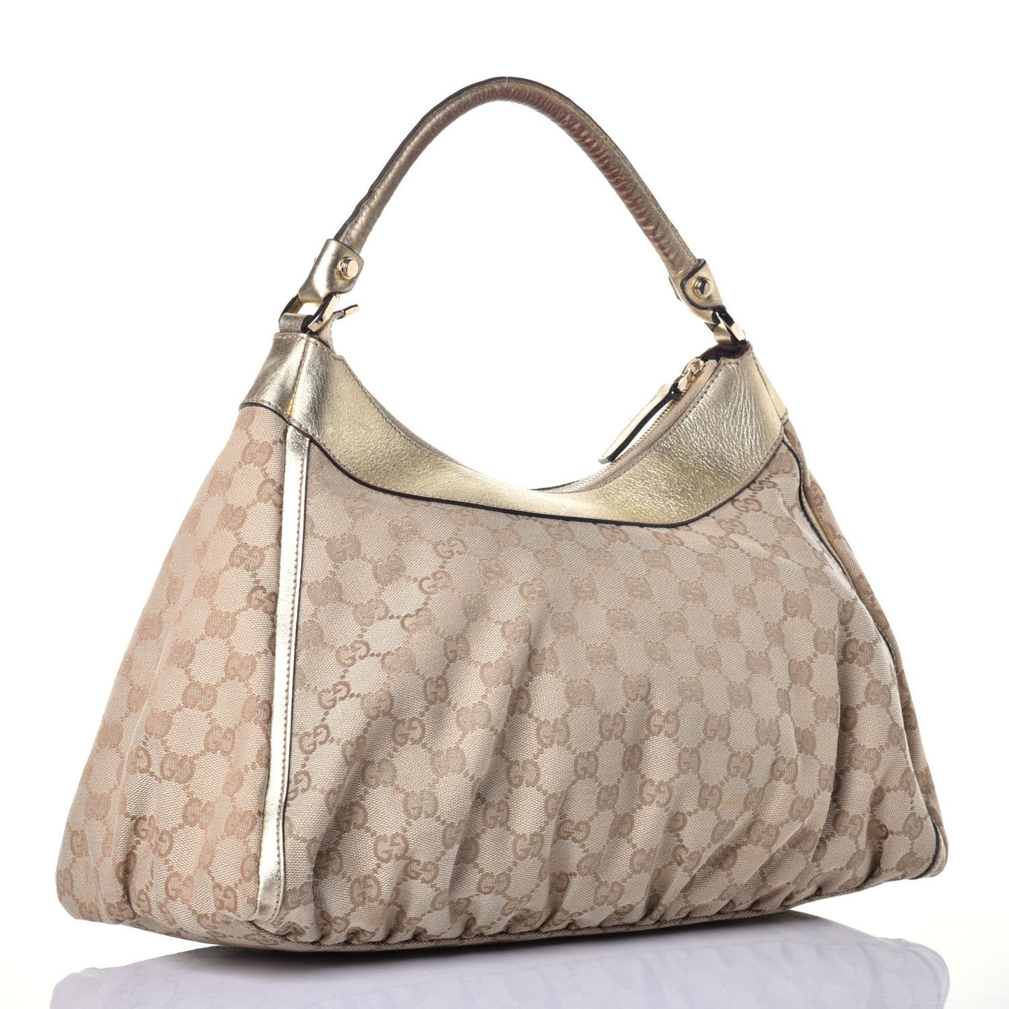 Monogram Large D Gold Hobo Gold