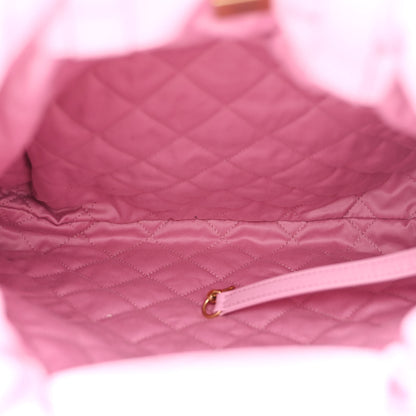 Chanel Shiny Calfskin Quilted Chanel 22 Backpack Lilac 5 of 10