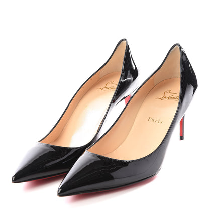 Christian Louboutin Patent Decollete 554 70 Pumps 40 Black 2 of 8