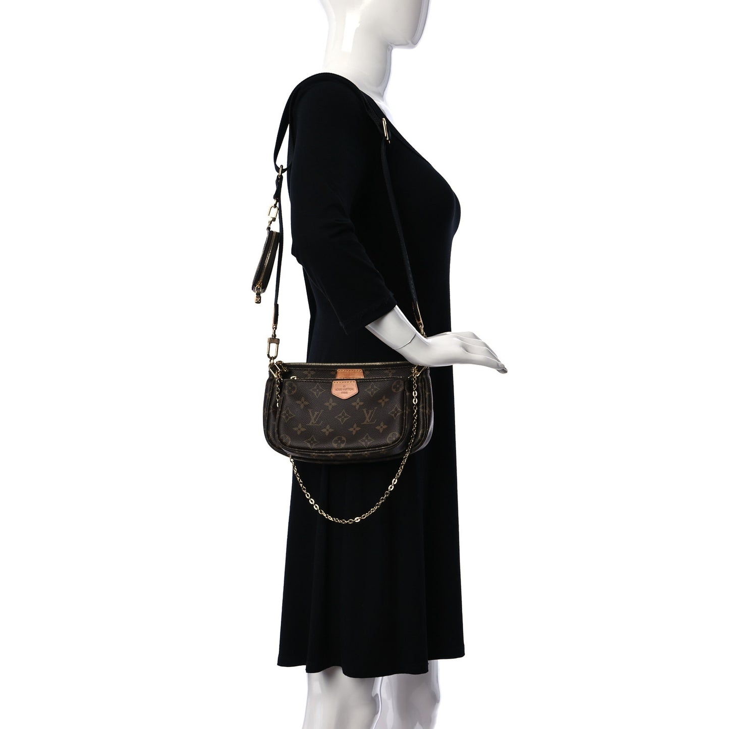 Monogram Multi Pochette Accessories Black