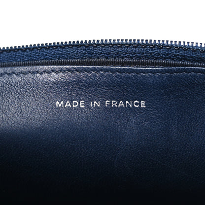 Chanel Lambskin Quilted Wallet On Chain WOC Navy Blue 7 of 12