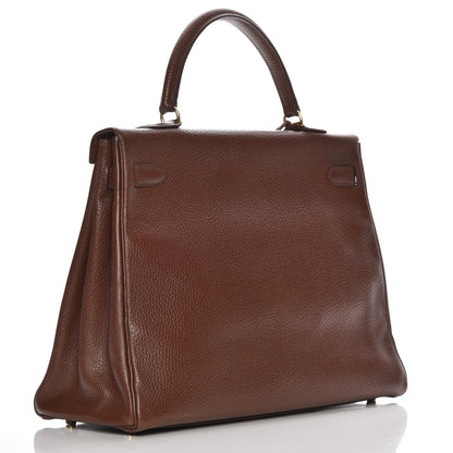 Hermes Ardennes Kelly Retourne 35 Chocolate 5 of 32