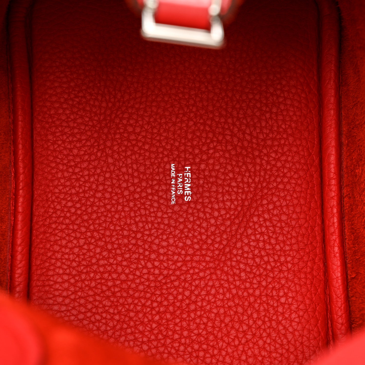 Hermes Taurillon Clemence Picotin Lock 18 PM Rouge De Coeur 5 of 10