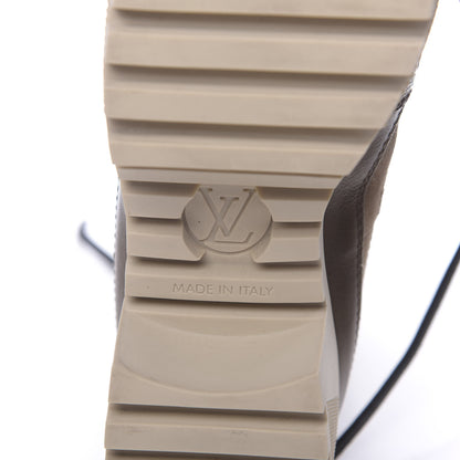 Louis Vuitton Suede Calfskin Monogram Laureate Platform Desert Boots 37 Beige 6 of 20