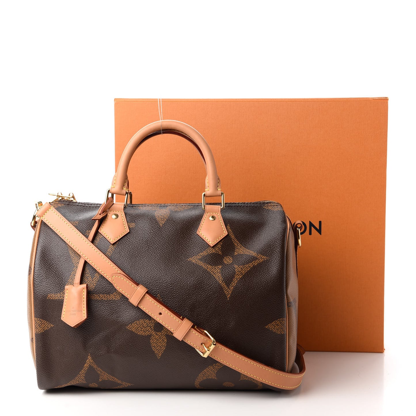 Reverse Monogram Giant Speedy Bandouliere 30