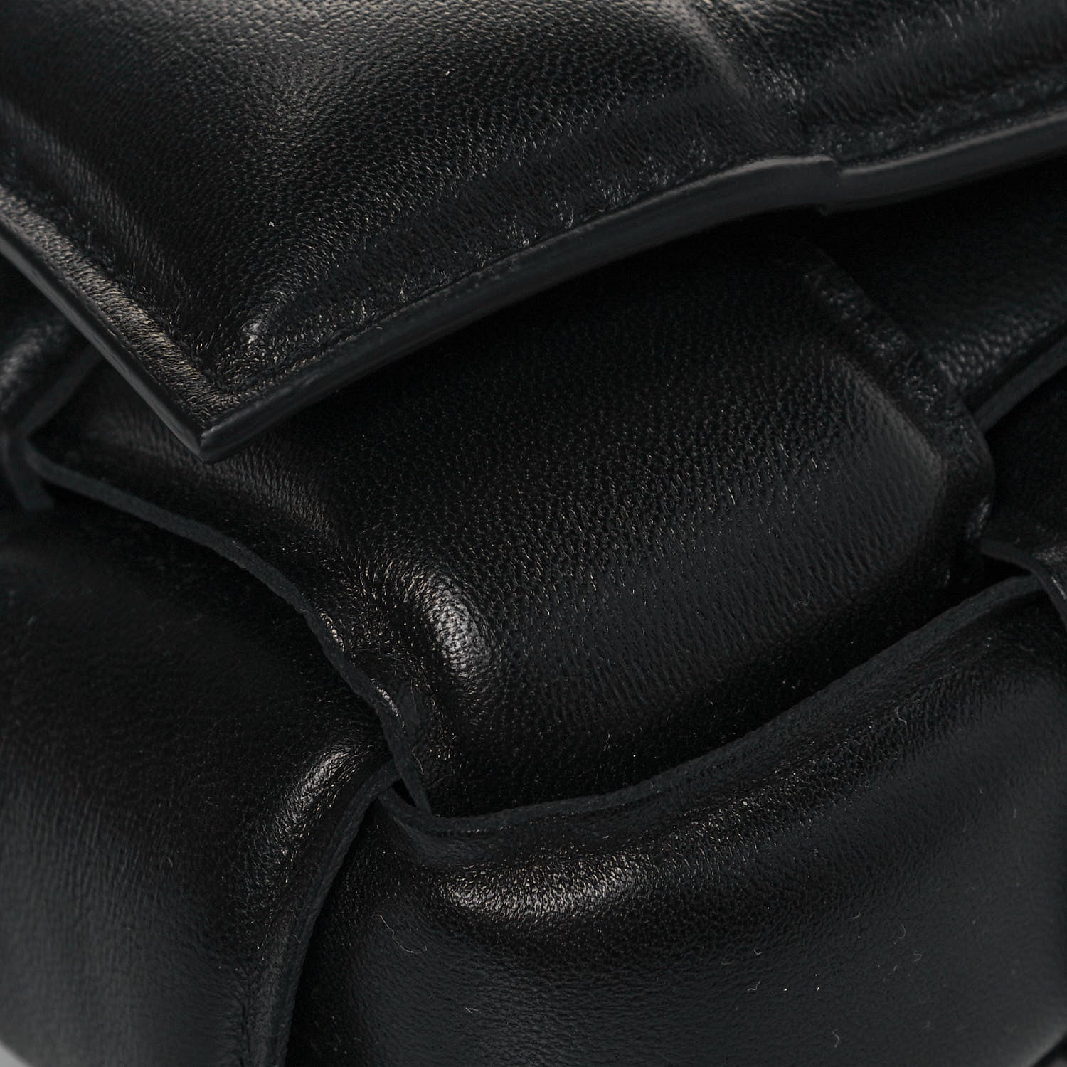 Bottega Veneta Nappa Maxi Intreccio Padded Cassette Crossbody Bag Black 8 of 11