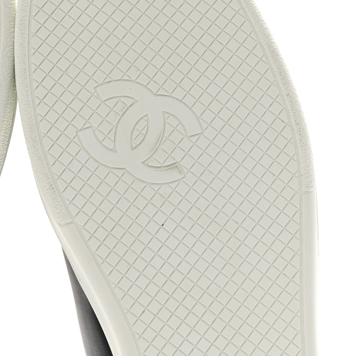 Chanel Calfskin CC Mens Sneakers 44 Black 9 of 10