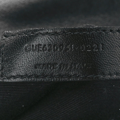 Saint Laurent Calfskin Y Quilted Monogram Toy Loulou Crossbody Bag Black 6 of 12