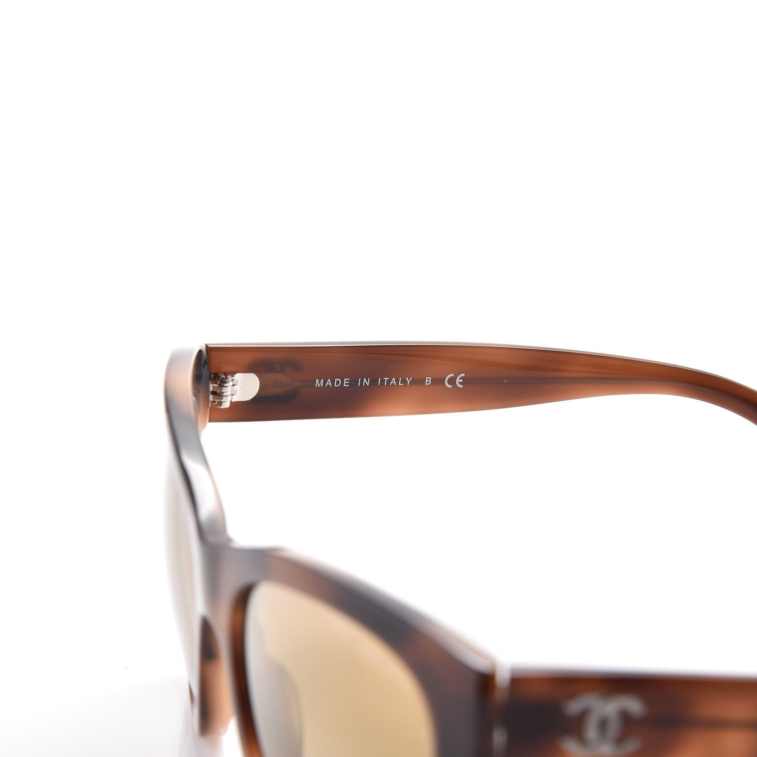 Chanel Acetate Mirrored Runway Square Sunglasses 5380 Dark Tortoise 6 of 7