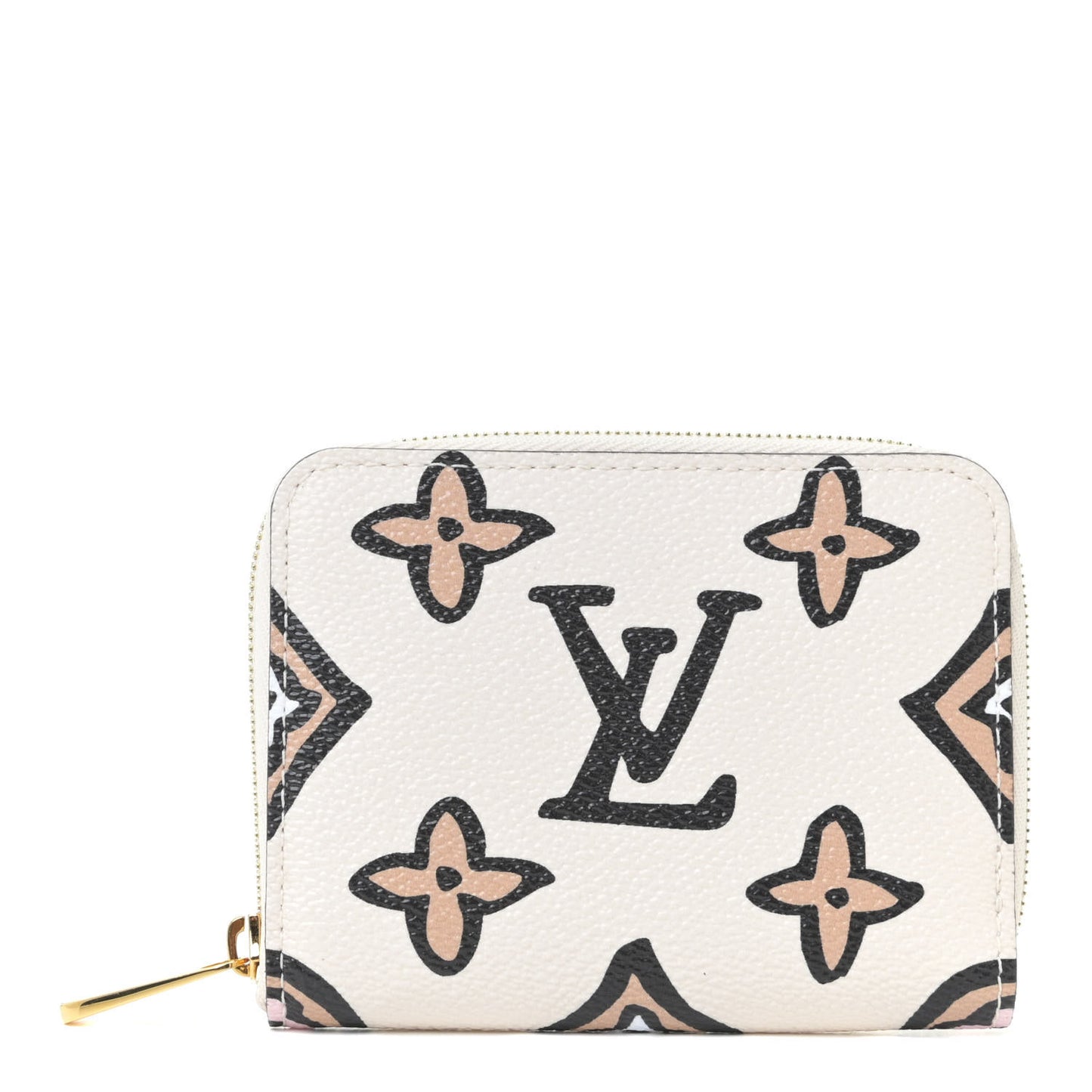 Monogram Giant Wild At Heart Zippy Coin Purse Creme
