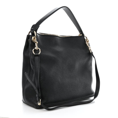 Gucci Pebbled Calfskin Large Soho Hobo Black 3 of 10