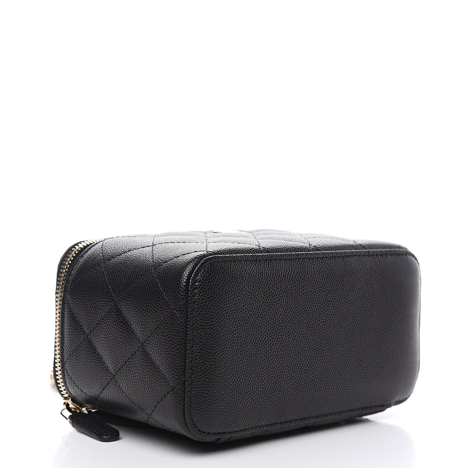 Chanel Caviar Quilted Small Vanity Case With Chain Black 3 of 9