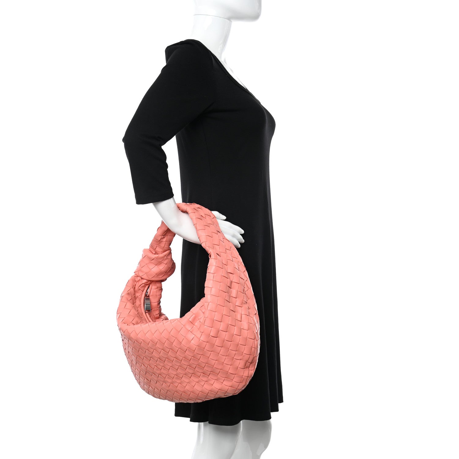 Bottega Veneta Nappa Intrecciato Small Jodie Hobo Peachy 2 of 10