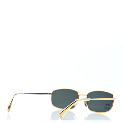 Celine Metal Rhinestone Sunglasses CL40285U Gold 4 of 8