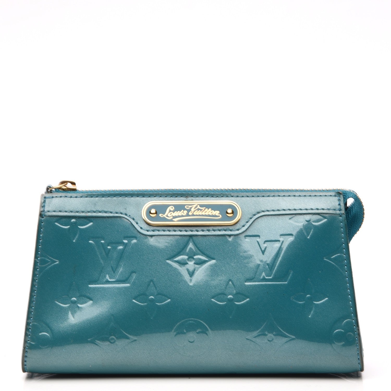 Louis Vuitton Vernis Trousse Cosmetic Pouch Blue Galactic 1 of 10