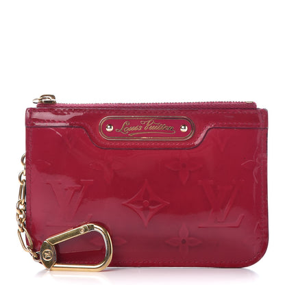 Louis Vuitton Vernis Key Pouch Rose Indien 1 of 11