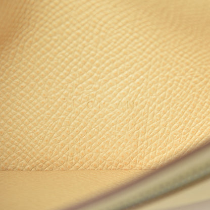 Hermes Epsom Bearn Gusset Wallet Jaune Poussin 7 of 7