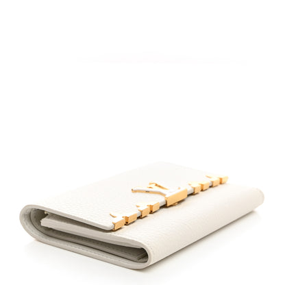 Louis Vuitton Taurillon Capucines Compact Wallet White 4 of 7