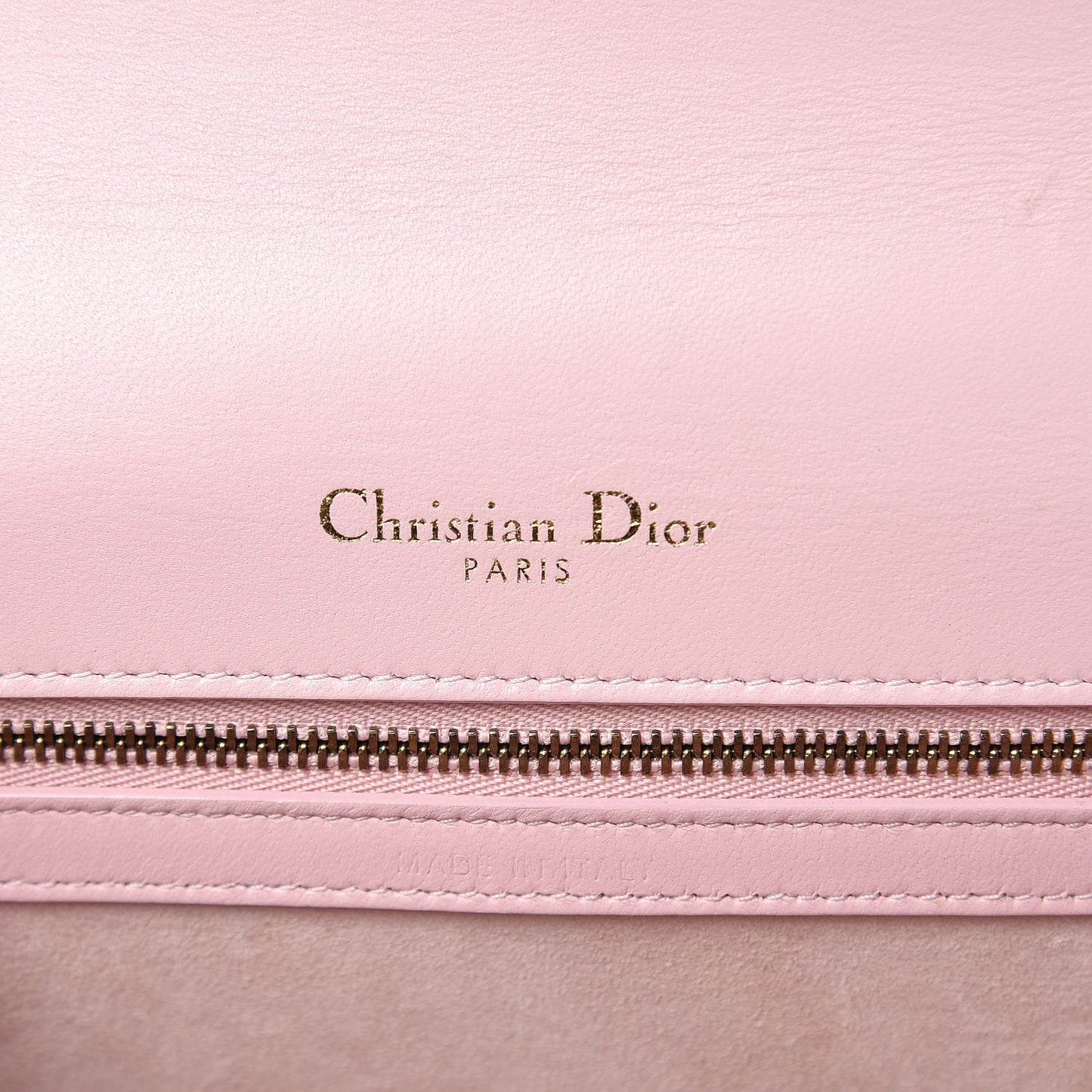 Lambskin Studded Small Diorama Flap Bag Pink