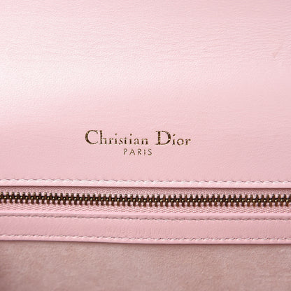 Christian Dior Lambskin Studded Small Diorama Flap Bag Pink 6 of 12