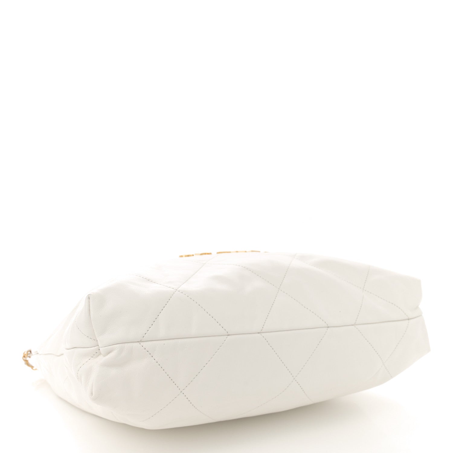 Chanel Shiny Calfskin Quilted Chanel 22 White 5 of 12