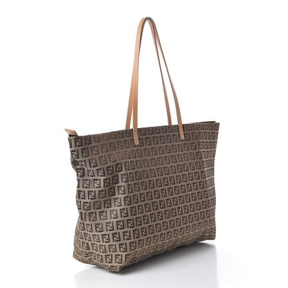 Fendi Zucchino Shopping Tote Beige 3 of 12