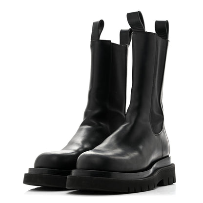 Bottega Veneta Calfskin The Lug Chelsea 55mm Boots 37.5 Black 4 of 11