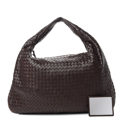 Bottega Veneta Nappa Intrecciato Large Veneta Hobo Ebano 3 of 12