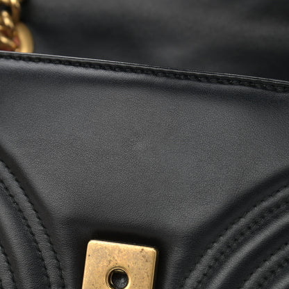 Gucci Calfskin Matelasse Mini GG Marmont Shoulder Bag Black 11 of 11