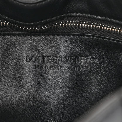 Bottega Veneta Lambskin Maxi Intreccio Small Cassette Crossbody Bag Black 6 of 10
