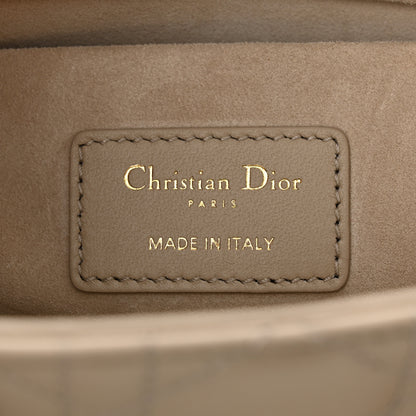Christian Dior Lambskin Cannage Medium Lady D-Joy Sand 6 of 11