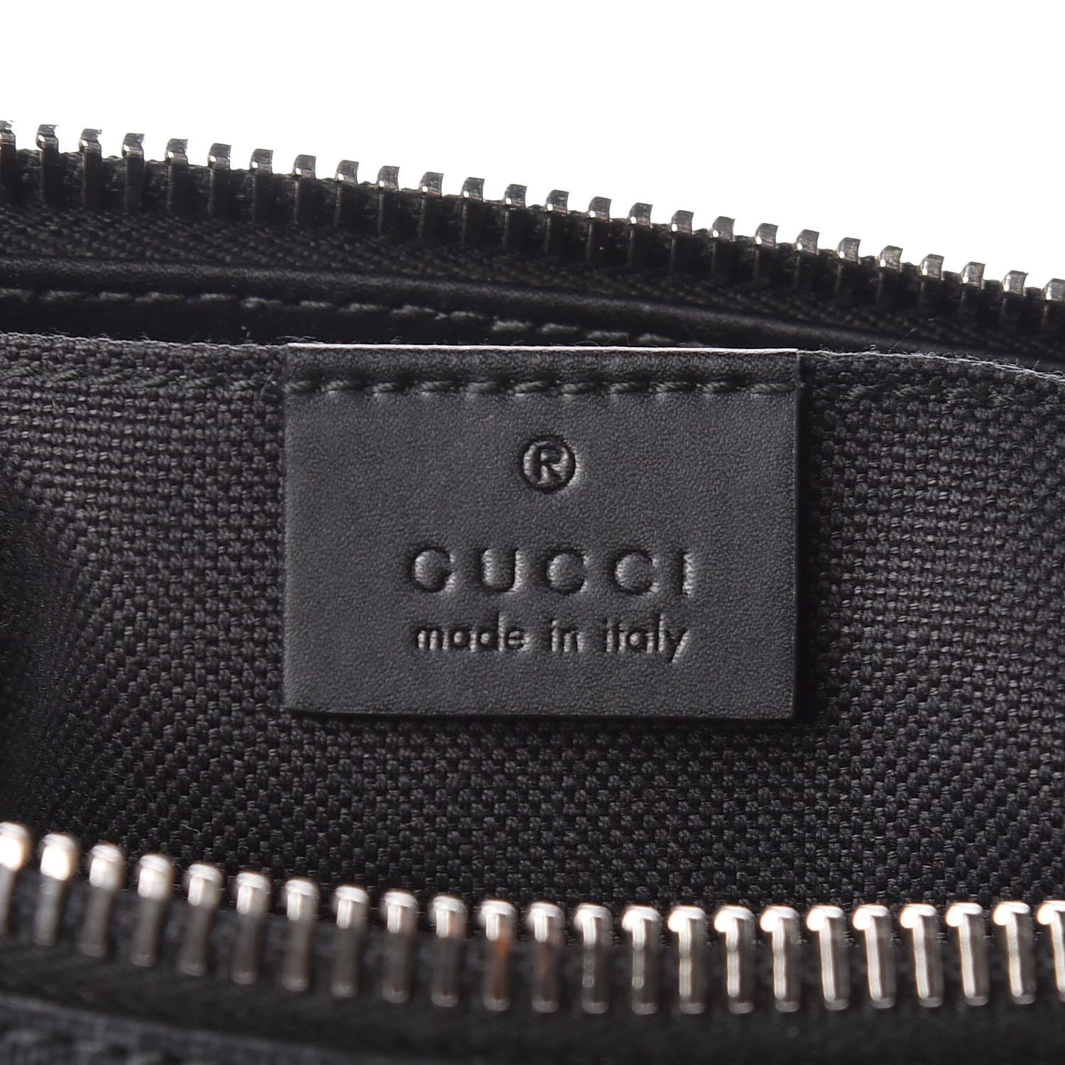 Gucci GG Supreme Monogram Web Small Flat Messenger Bag Black Grey 7 of 12